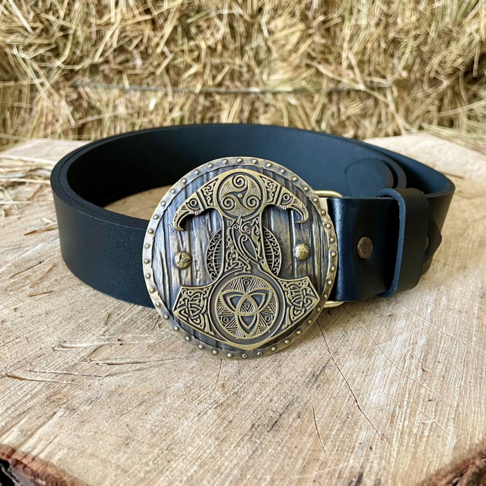 Пряжка МОЛОТ ТОРА на мужской ремень Gorillas Accessories bb13